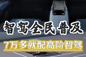 7万多就配高阶智驾，比亚迪海鸥智驾版推动智驾全民普及