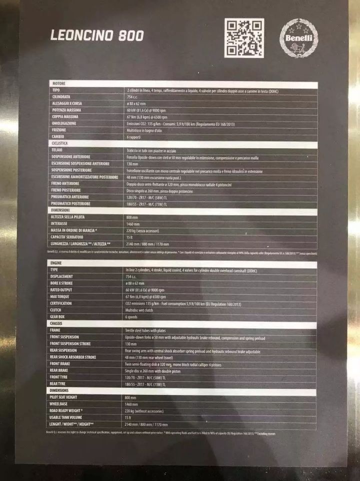 如何看待贝纳利米兰车展推出的幼狮800？