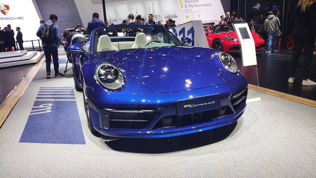 上海车展:全新保时捷911敞篷版实车
