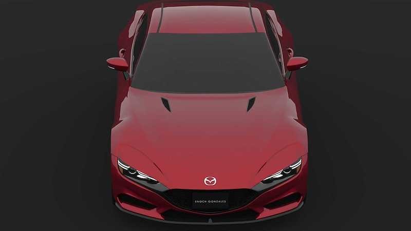 或将搭载转子发动机 马自达RX-7渲染图