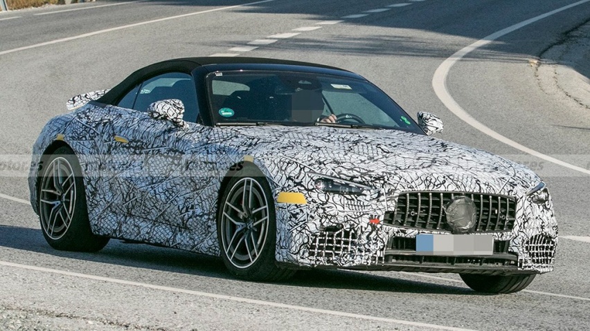 奔驰AMG GT继任者，AMG SL PHEV谍照曝光