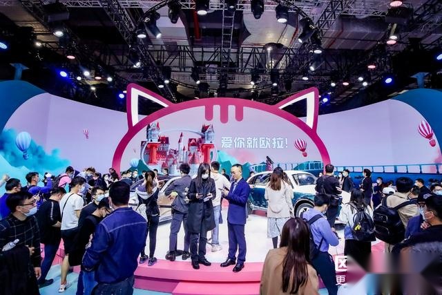 车界网红，上海车展惊现浪漫城堡，欧拉真的太懂女性了