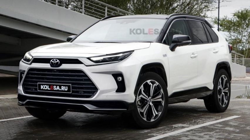 新一代丰田RAV4渲染图曝光，前脸逐渐汉兰达化，动力会作何改动？