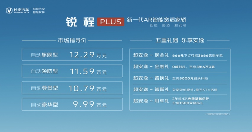 重塑舒适家轿新标准 锐程PLUS正式上市 售价9.99万元起