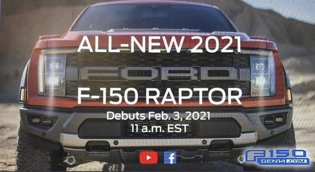 【新车资讯】#全新福特F-150猛禽确定2月4日亮相#近