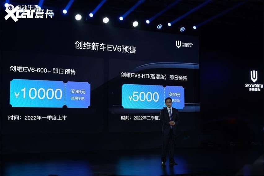 售15.28—24.98万元 创维跨界造车第一作EV6正式上市