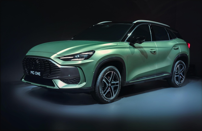 数智重构新物种MG ONE实车首次亮相，定位智潮科技SUV