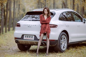 [寂寞赛道] 生活中的妹妹之保时捷MACAN 郊外写真