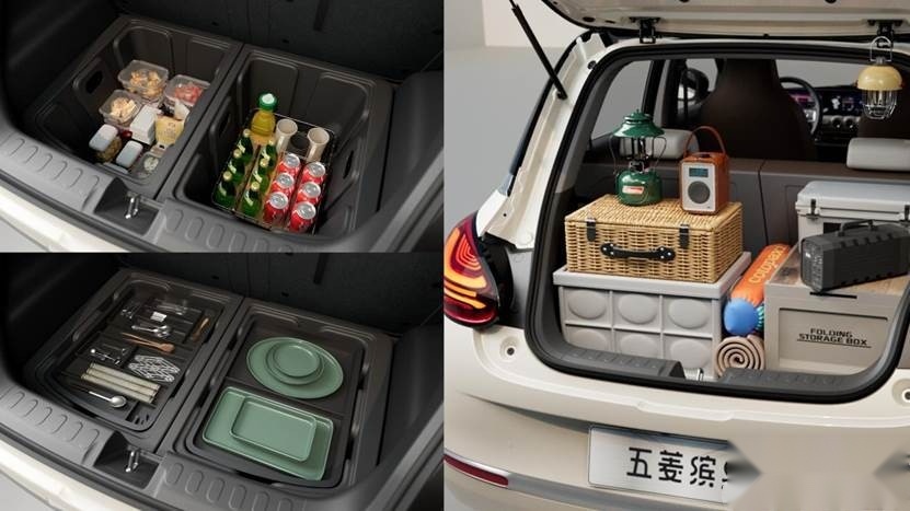 超级能装，还得看五菱缤果！轴距2560mm，能轻松装下7个行李箱？