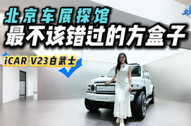 设计师彻底放飞？北京车展iCAR V23白武士亮相，有点太自由了吧？