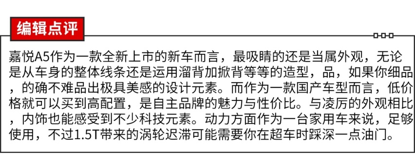 全系1.5T，最低8万多，这台帅气溜背轿车真香