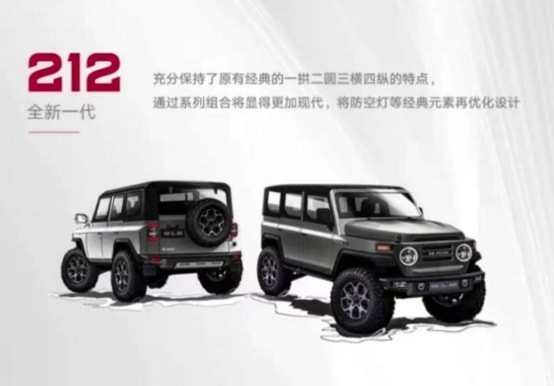 又一款坦克300？BJ212将迎换代车型，这一等就是56年