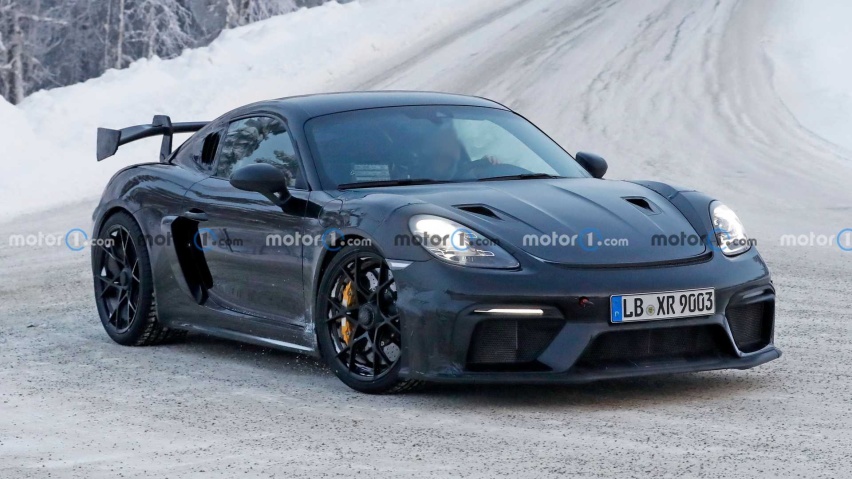 基本确定量产状态 保时捷718 Cayman GT4 RS雪