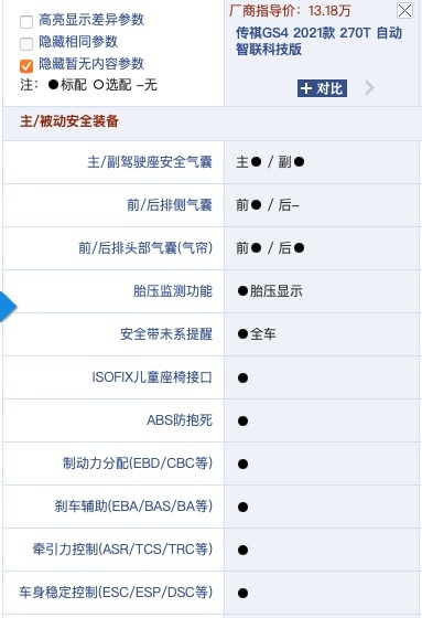 广汽传祺GS4碰撞测试解析：乘员保护与奥迪Q5一样优秀