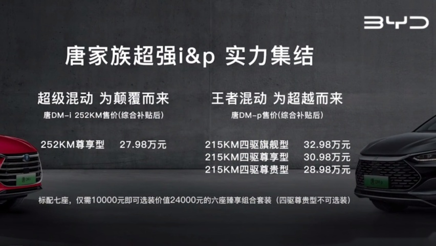 油耗与体型不符，比亚迪唐DM-p上市，跑车般的加速功力也保留下来