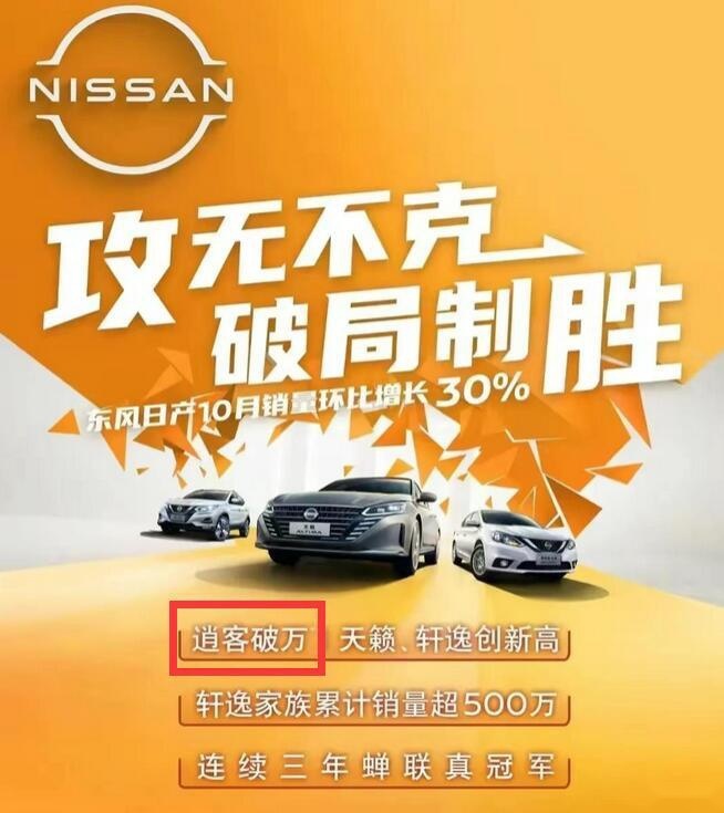 无心插柳的全新逍客月销破万 东风日产笑的“不开心”
