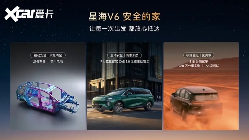 华系大六座星海V6正式上市9.99万元起!高端智驾迈入十万时代