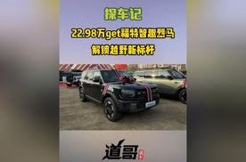 22.98万get福特智趣烈马 解锁越野新标杆！