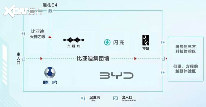 比亚迪包馆北京车展E3馆，四品牌携新车与硬核技术集中亮相