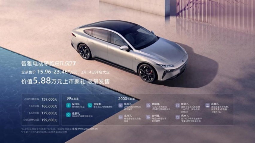 15.96万元起，东风奕派eπ007开启大定，打响龙年新车第一枪