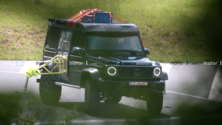 门式车桥正式回归，动力性能加码，全新奔驰G级4x4²曝光