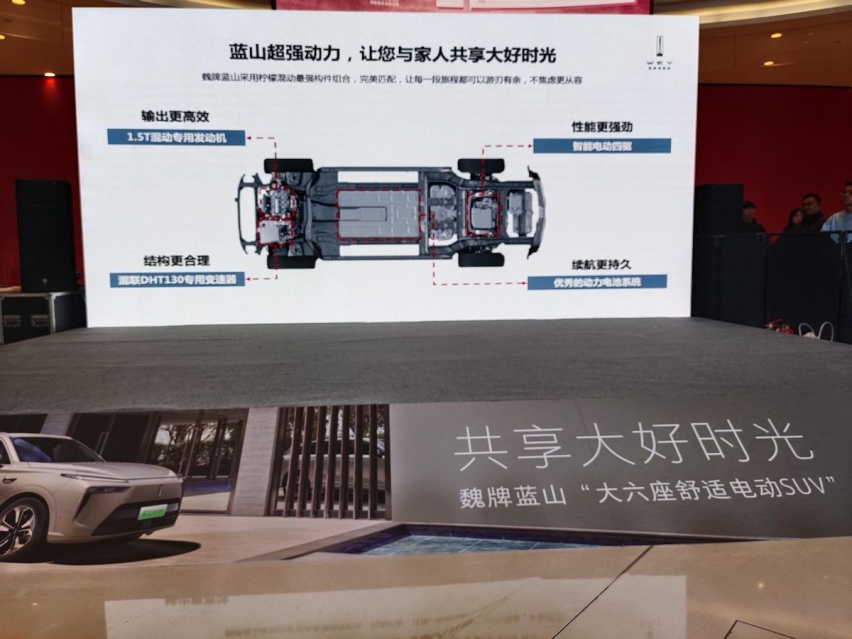 大六座舒适电动SUV魏牌蓝山27.38万元起售！石家庄区域上市发布