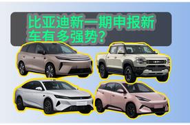 比亚迪一口气申报多款新车，下半年又要热闹了？