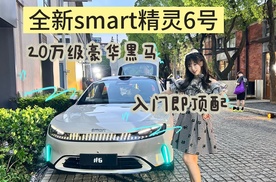 全新smart精灵6号，20万级豪华黑马，入门级顶配！