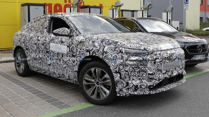 对标宝马X4？奥迪Q6 E-Tron Sportback谍照曝光
