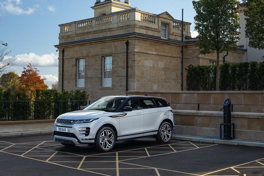 路虎揽胜极光PHEV/发现运动PHEV官图曝光