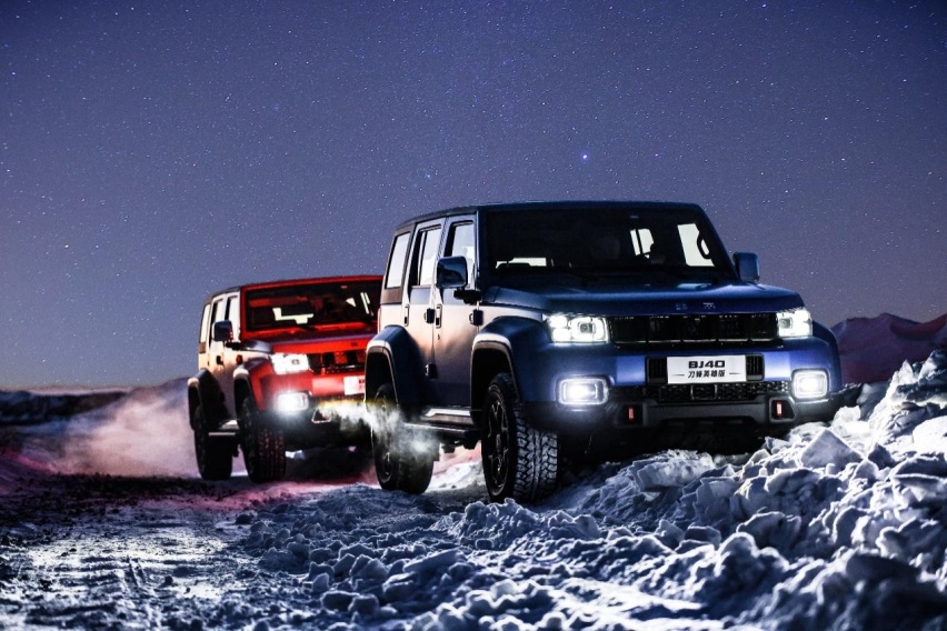 BJ40新品定名刀锋英雄版 帅到我了
