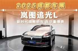 2025成都车展 岚图追光L新时代旗舰轿车 含华量爆表