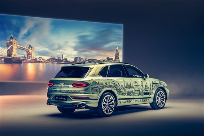 宾利汽车发布建筑师手工绘制的“BELONGING BENTAYGA”