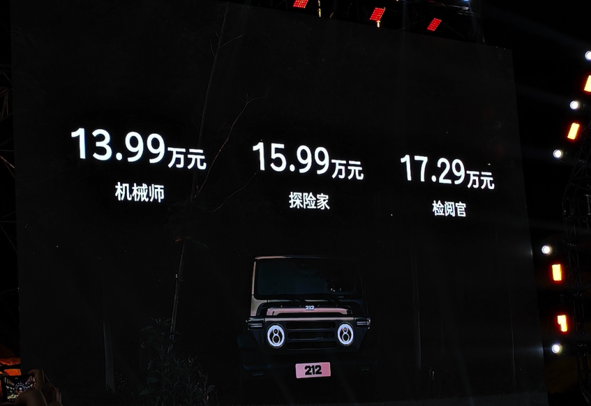 复古造型+硬派越野，212 T01售13.99万元起，会有多少销量？