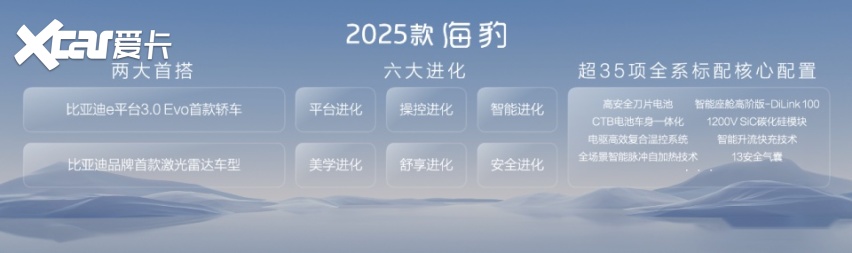 海豹IP上新，比亚迪2025款海豹、海豹07DM-i上市，加速新技术迭