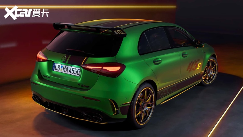 4月份上市 amg a 45 s 4matic 特别版发布 配专属车漆