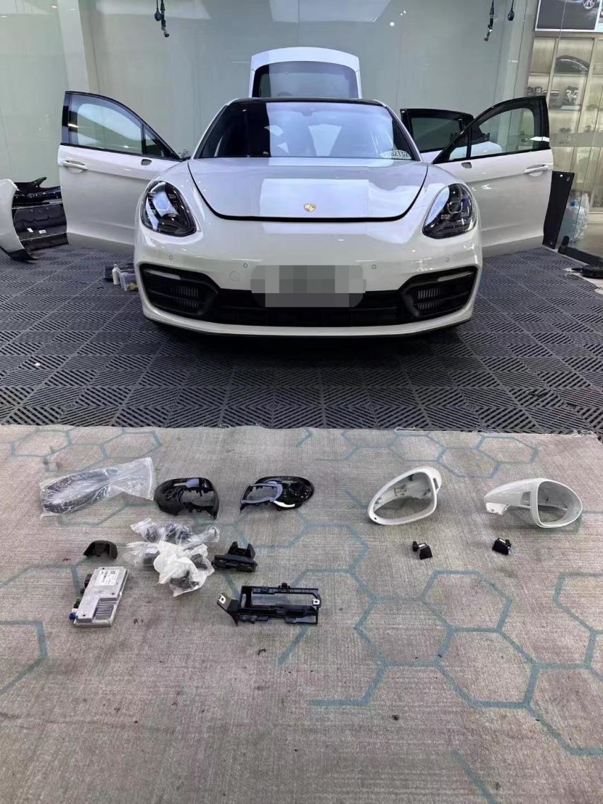 保时捷帕拉梅拉升级原厂变道辅助 环视全景360影像案例