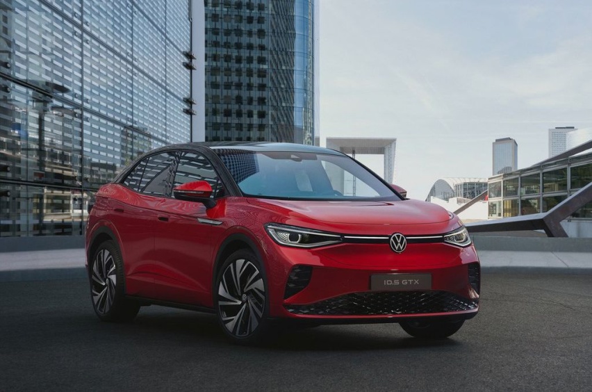纯电轿跑SUV 大众ID.5与ID.5 GTX官图公布