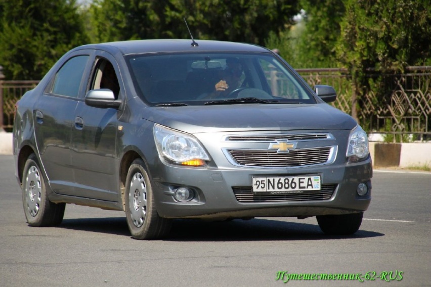 95 N 686 EA&quot; photos Chevrolet Cobalt. Uzbekistan