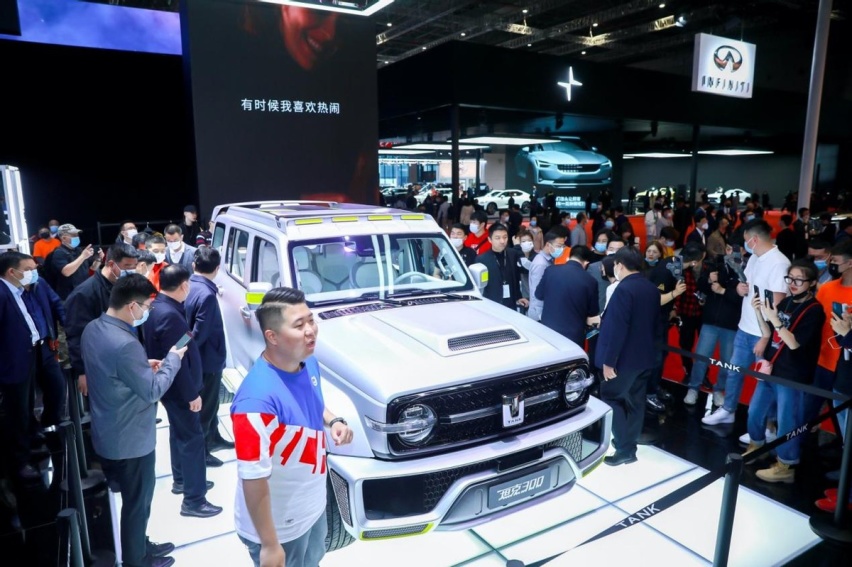 四大展台 数十款新车 2021上海车展“长城现象”异军突起