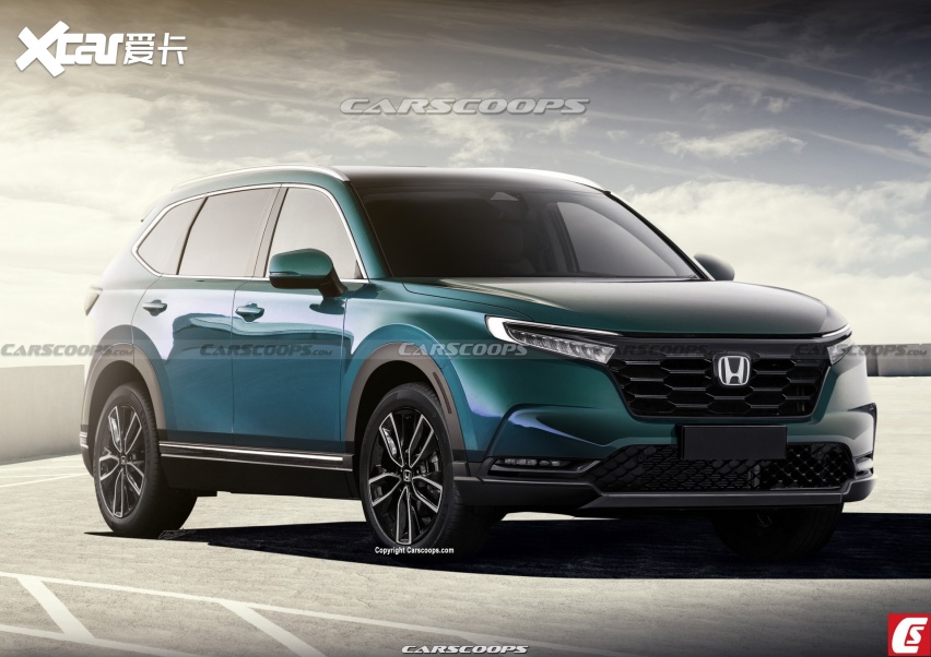 有望2022年发布 本田全新cr-v假想图曝光 风格更硬朗