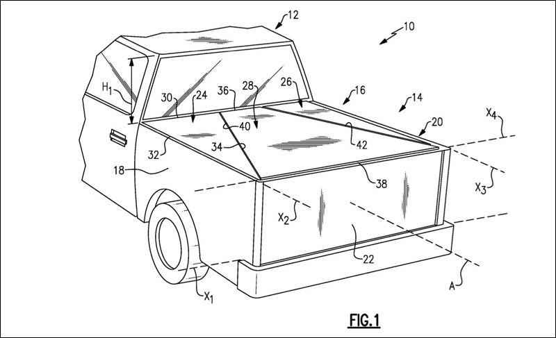 溜背造型的福特F-150你见过没？ 福特新专利曝光