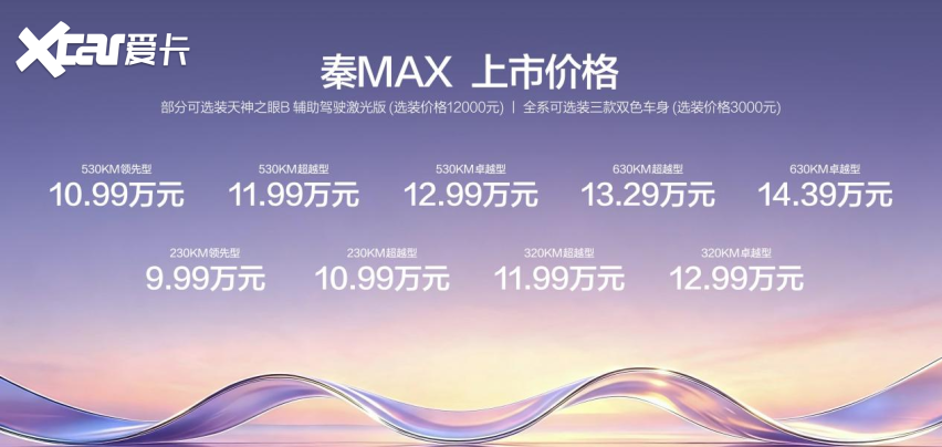 搭载闪充刀片电池，秦 MAX 重塑十万级 B 级家轿标准