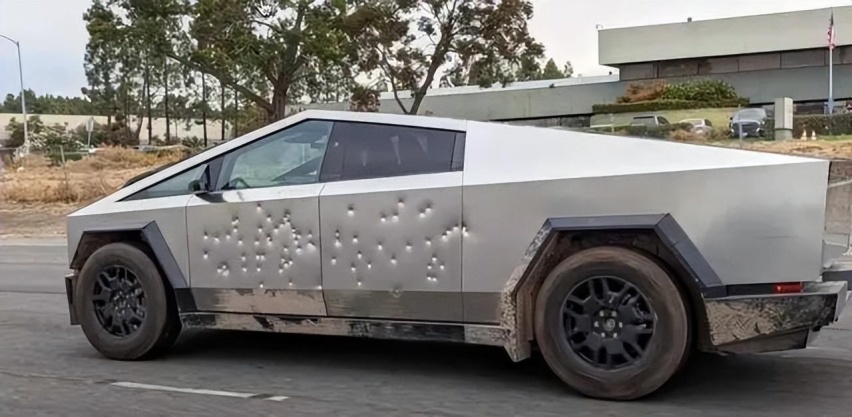 特斯拉Cybertruck，不锈钢车身几乎无法修复？