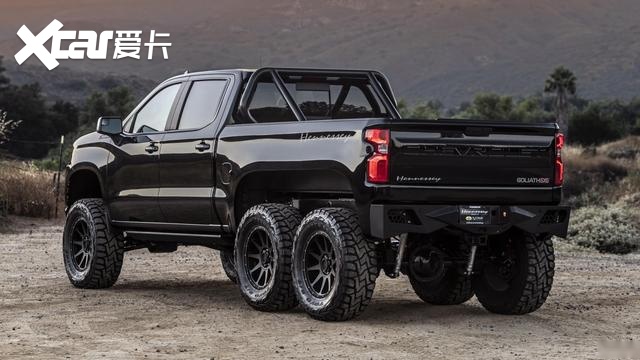 雪佛兰silverado改装6x6巨型皮卡效果图曝光