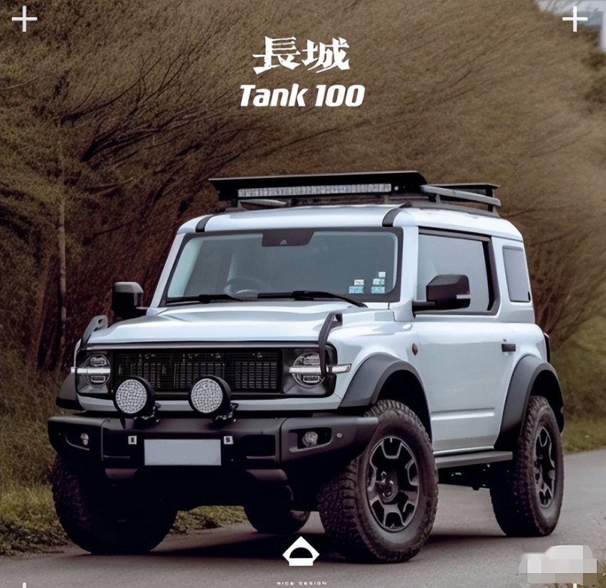 坦克100来了！官方账号发布效果图，双门复古越野，或配1.5T+6AT