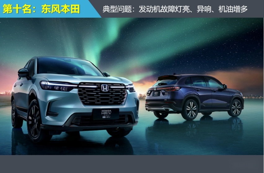 2024年上半年车企发动机投诉指数排行：某热牌得“富贵病”