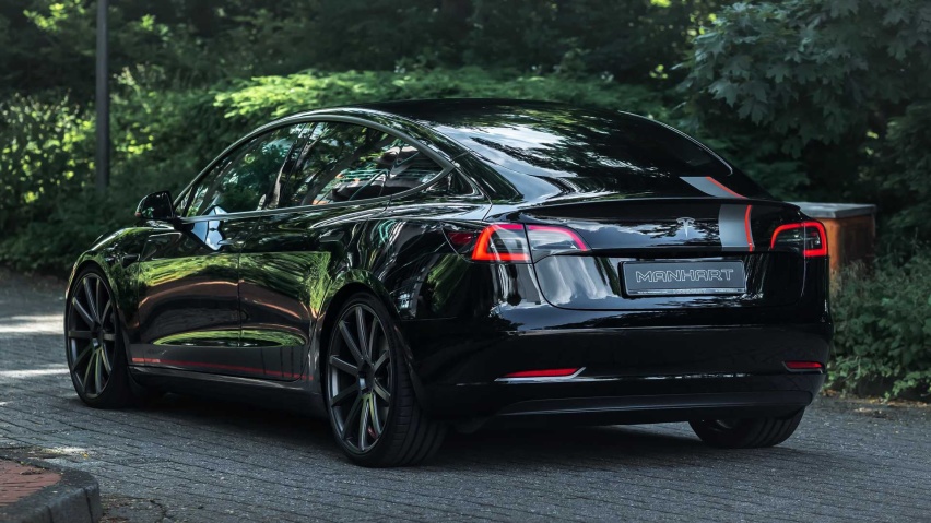 特斯拉Model 3怎么玩 德国Manhart告诉你