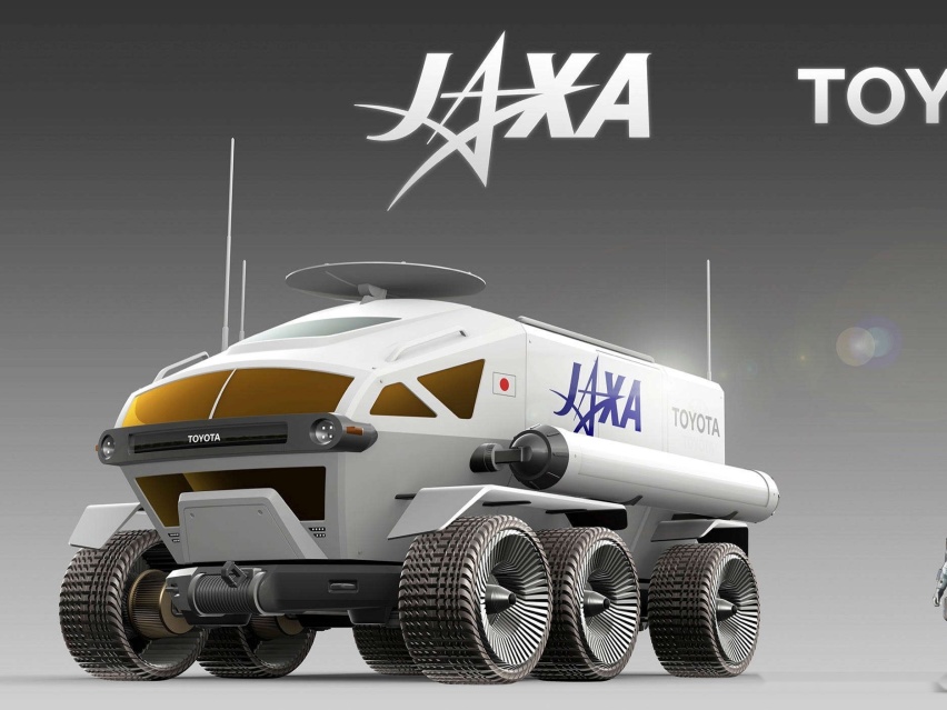 参考陆地巡洋舰，宇宙航空研究机构和丰田合作，开发月球巡洋舰