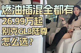 燃油插混全都有 26.99万起别克GL8陆尊怎么选？